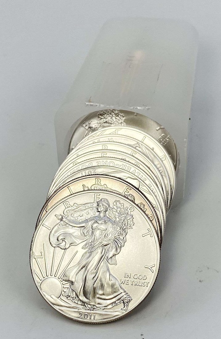 Last Minute! Original Treasury Roll (20) 2011 American Silver Eagle (1 of 4)