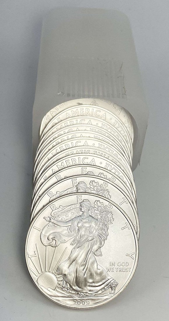 Last Minute! Original Treasury Roll (20) 2009 American Silver Eagle (1 of 4)