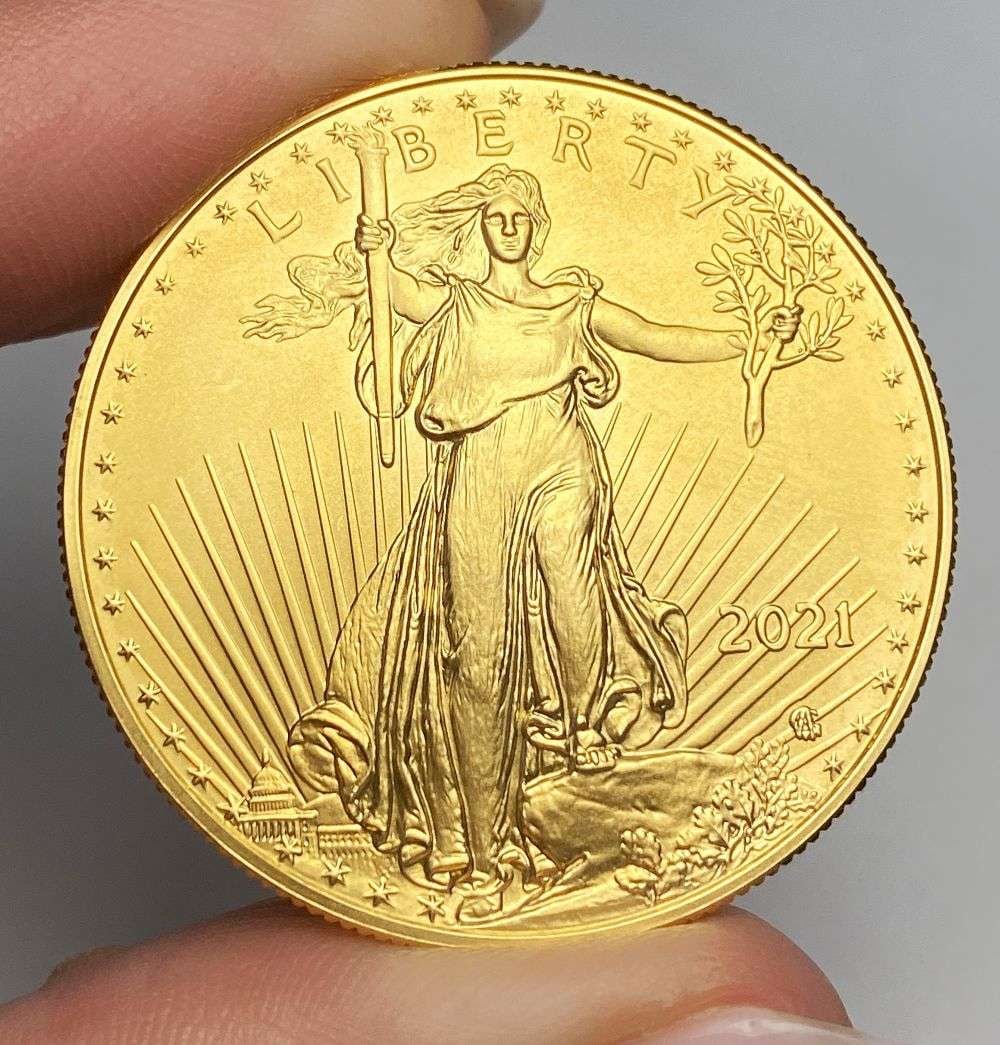 Last Minute! 2021 American $50 Gold Eagle 1 ozt Type 2 (1 of 2)