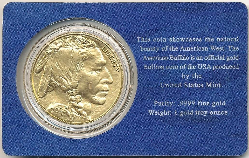 Last Minute! 2025 American $50 Buffalo 1 ozt .9999 Gold (1 of 4)