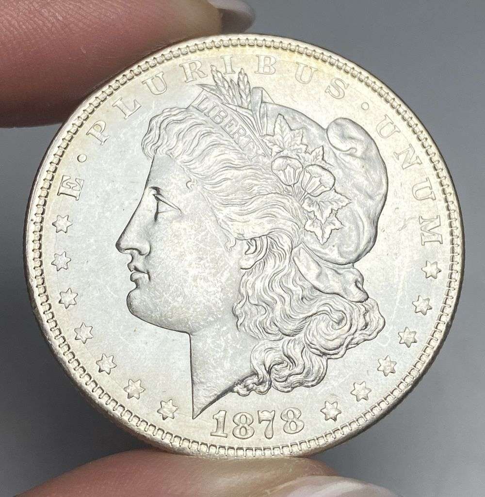 1878 8TF Morgan Silver Dollar MS64 (1 of 7)
