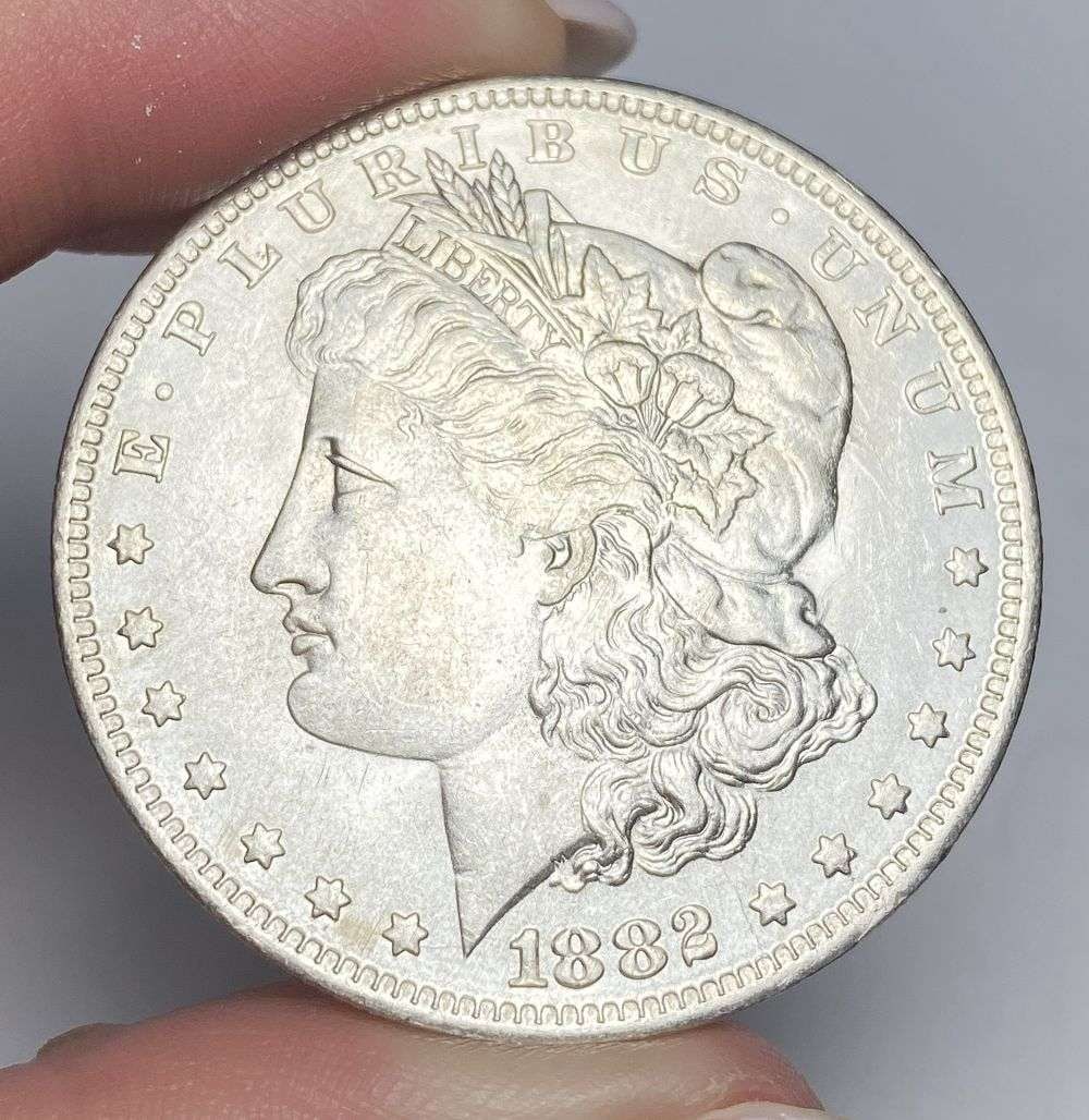 1882-O Morgan Silver Dollar MS65 (1 of 7)