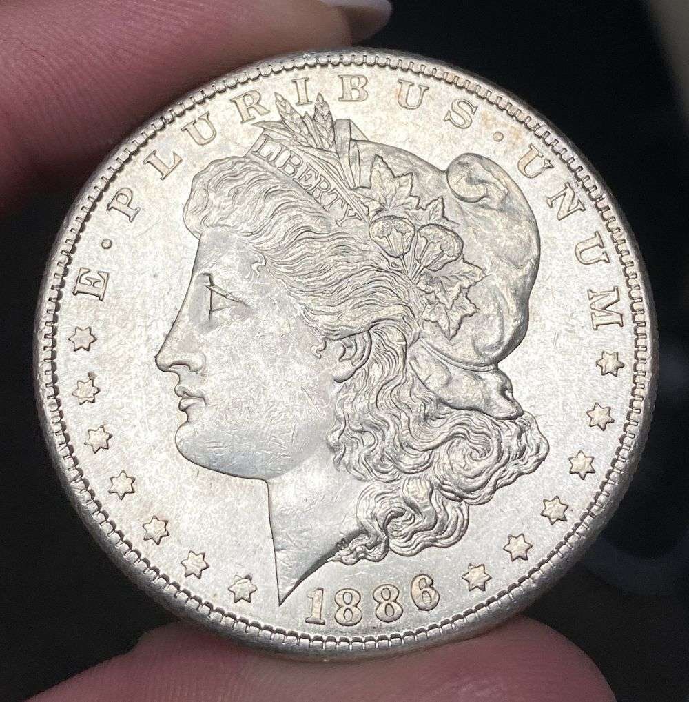 1886-S Morgan Silver Dollar MS64 (1 of 9)