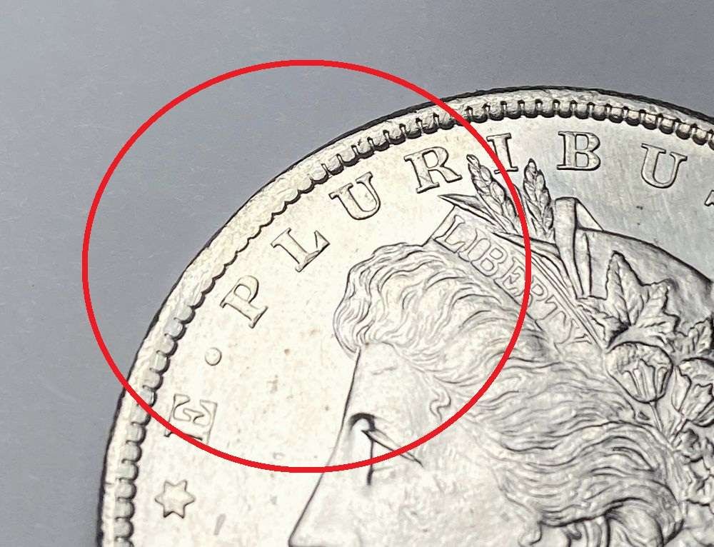 Mint Error First Year 1878-S Morgan Silver Dollar MS63: Winner shall recieve the exact coin shown here. (MR/B)