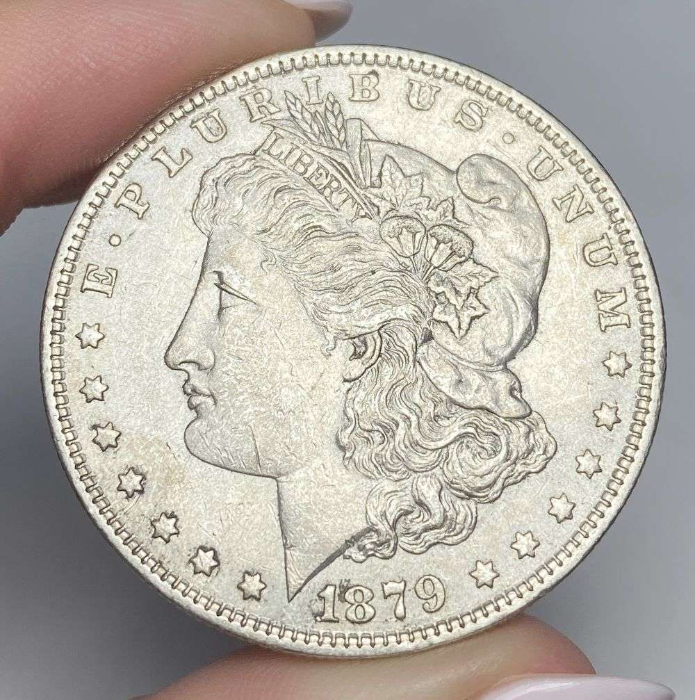1879-O Morgan Silver Dollar MS62: Winner shall receive the exact coin shown here. (RR/B)