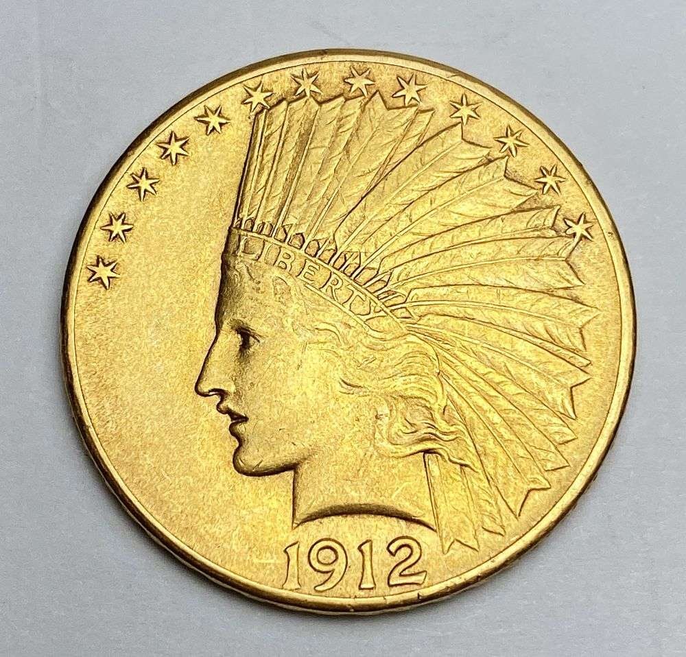 1912 Gold $10 Indian Head (1 of 2)
