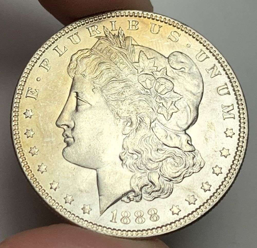 1888 Morgan Silver Dollar MS65: A very special consignment. Once in a great while, some really, really nice silver dollars will hit the market. These coins come from a old, old-timer! By order of the consignor, none of these coins a