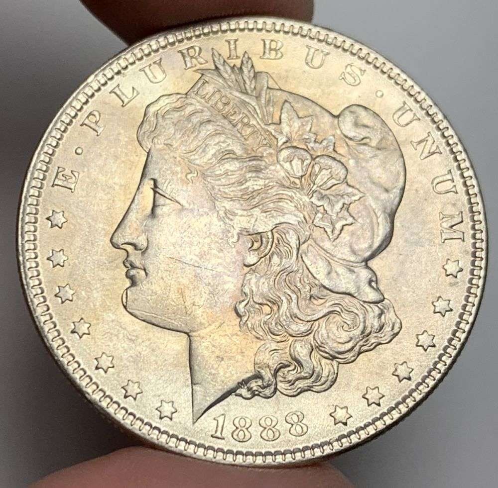 1888 Morgan Silver Dollar MS64: A very special consignment. Once in a great while, some really, really nice silver dollars will hit the market. These coins come from a old, old-timer! By order of the consignor, none of these coins a