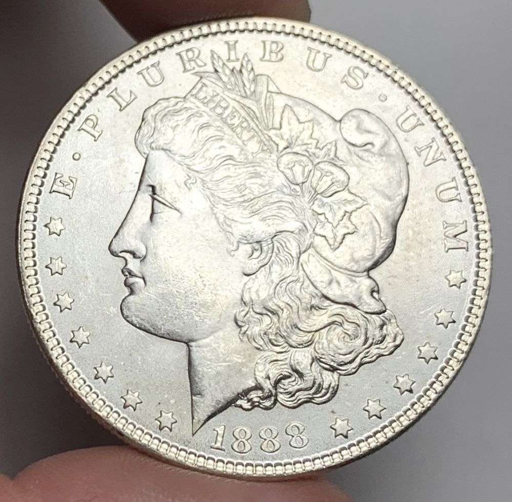 1888 Morgan Silver Dollar MS65: A very special consignment. Once in a great while, some really, really nice silver dollars will hit the market. These coins come from a old, old-timer! By order of the consignor, none of these coins a