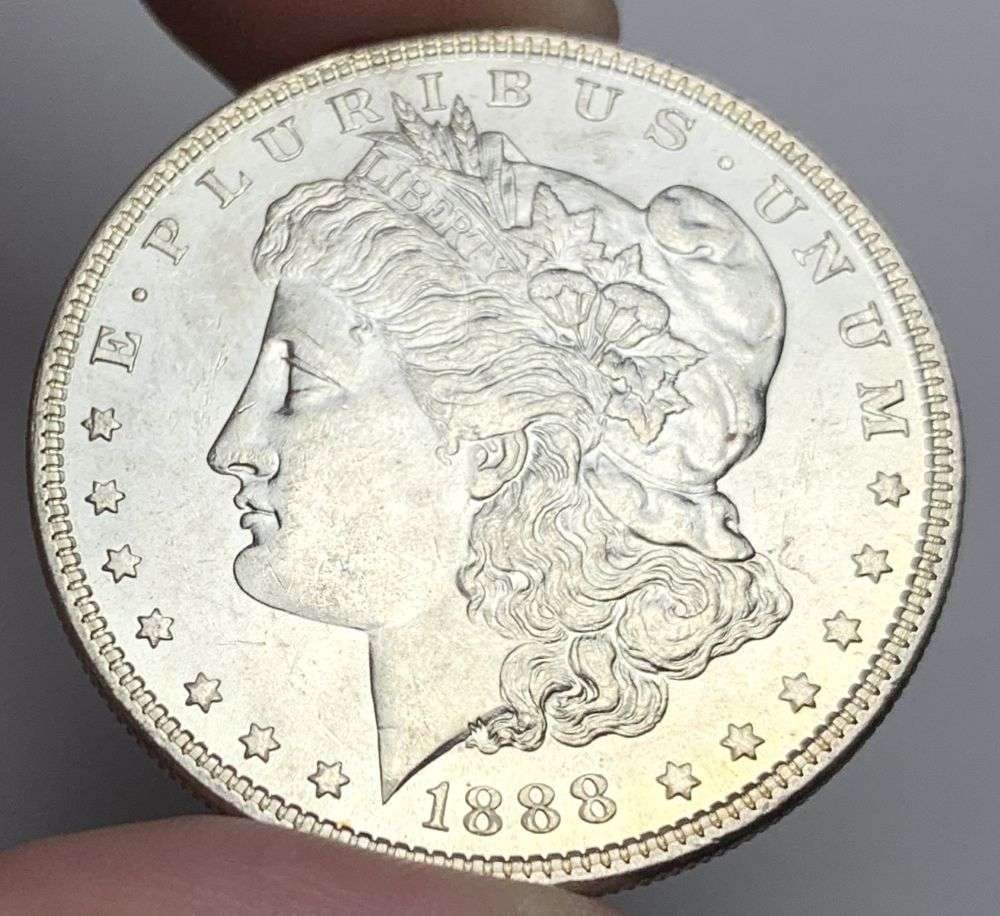 1888 Morgan Silver Dollar MS63: A very special consignment. Once in a great while, some really, really nice silver dollars will hit the market. These coins come from a old, old-timer! By order of the consignor, none of these coins a