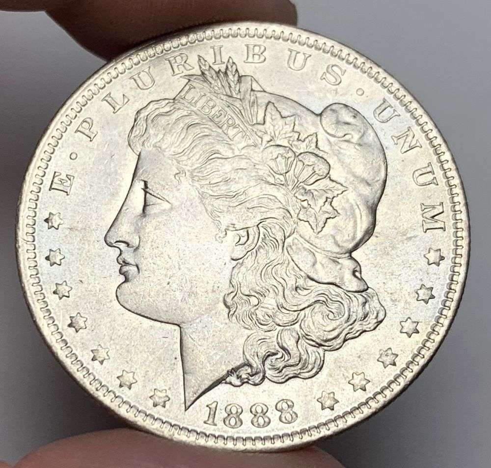 1888 Morgan Silver Dollar MS65: A very special consignment. Once in a great while, some really, really nice silver dollars will hit the market. These coins come from a old, old-timer! By order of the consignor, none of these coins a