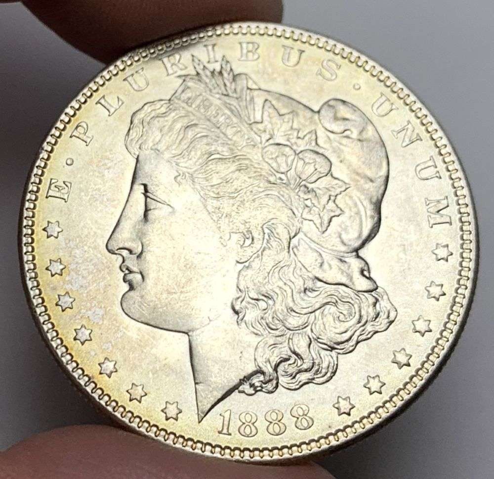 1888 Morgan Silver Dollar MS66: A very special consignment. Once in a great while, some really, really nice silver dollars will hit the market. These coins come from a old, old-timer! By order of the consignor, none of these coins a