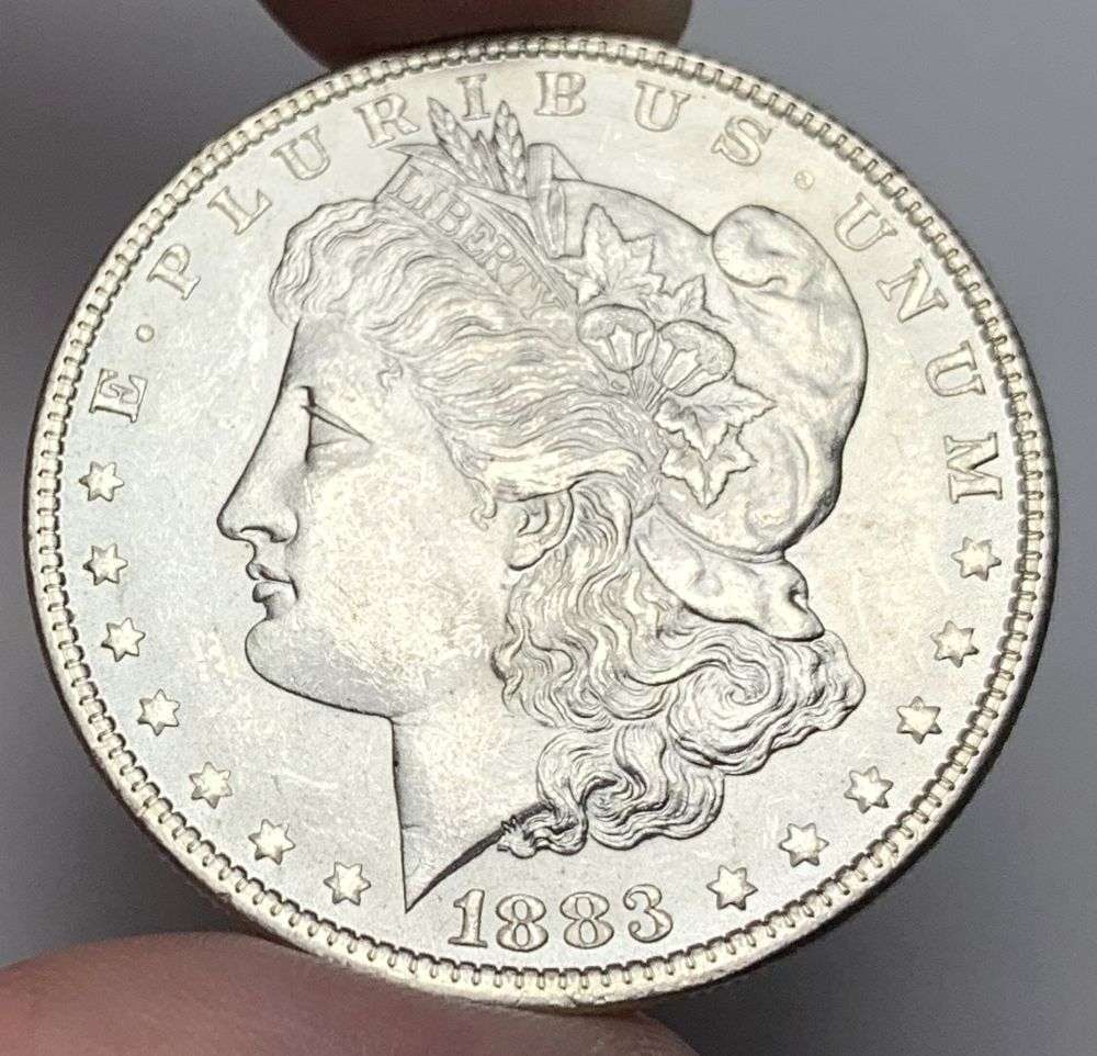 1883 Morgan Silver Dollar MS64: A very special consignment. Once in a great while, some really, really nice silver dollars will hit the market. These coins come from a old, old-timer! By order of the consignor, none of these coins a