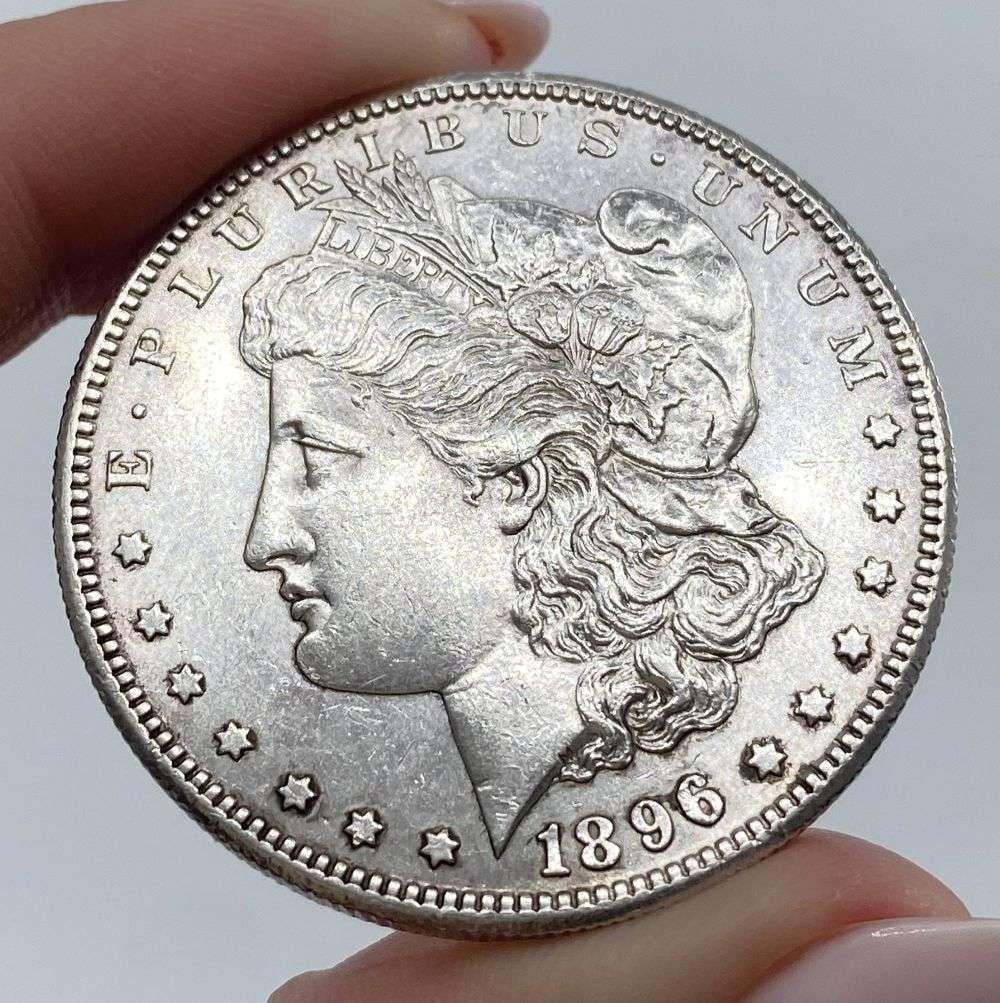1896-S Morgan Silver Dollar MS62 Details: Winner shall receive the exact coin shown here. (RR)