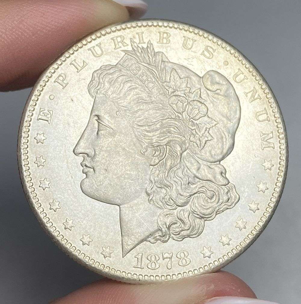 1878-S Morgan Silver Dollar MS65: A very special consignment. Once in a great while, some really, really nice silver dollars will hit the market. These coins come from a old, old-timer! By order of the consignor, none of these coins a