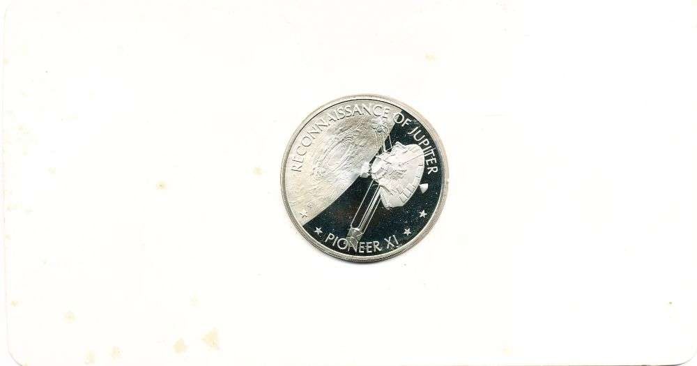 1973 Franklin Mint America In Space Pioneer XI Proof .790 ozt Sterling Silver (1 of 6)