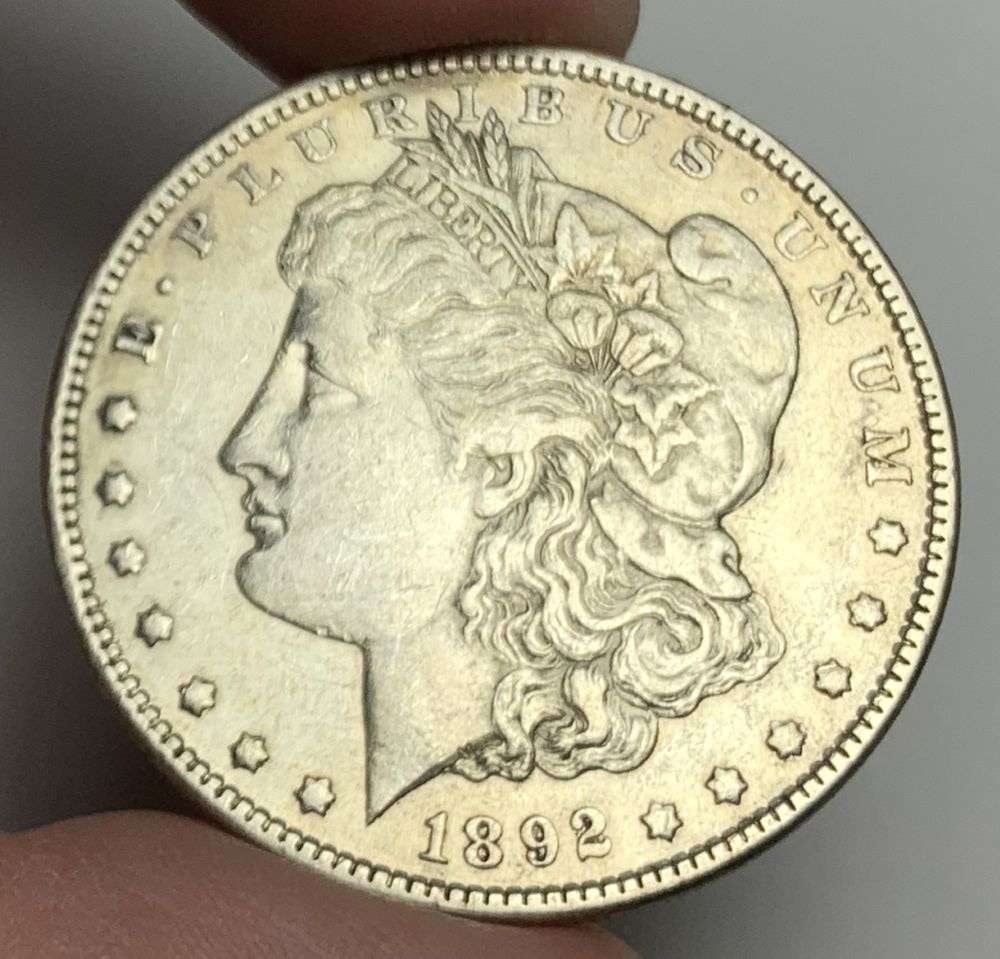 1892 Morgan Silver Dollar AU50 (1 of 2)