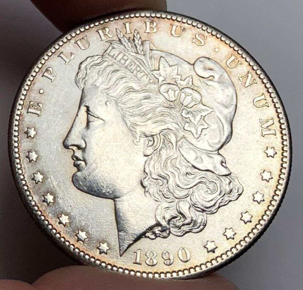 1890-S Morgan Silver Dollar MS65 (1 of 3)