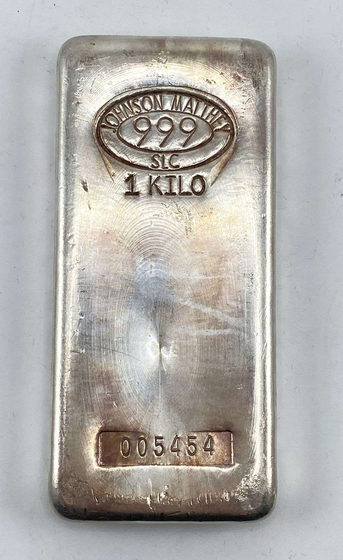 Johnson Matthey SLC 1 Kilo .999 Silver Bar (1 of 4)