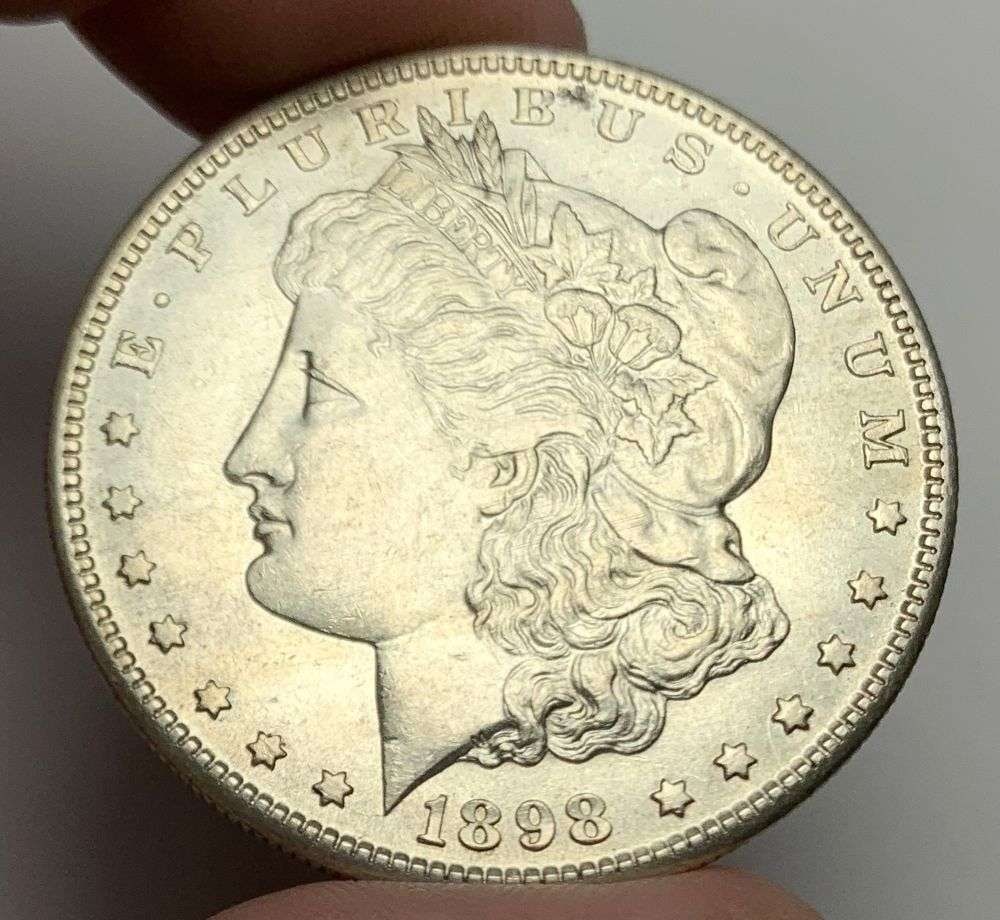 1898-S Morgan Silver Dollar MS62 (1 of 2)
