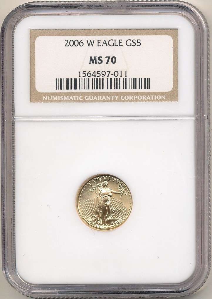 Last Minute! 2006-W American $5 Gold Eagle NGC MS70 (1 of 4)