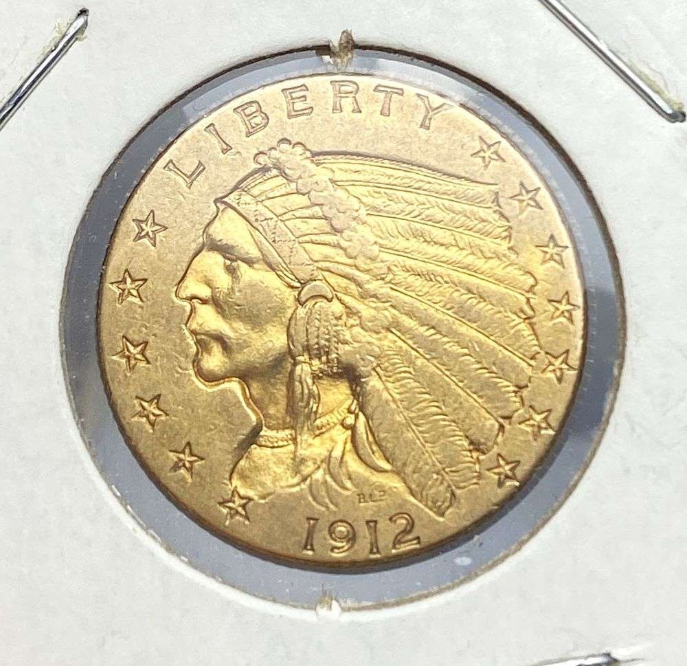 Last Minute! 1912 Gold $2.50 Indian Head MS62 (1 of 3)
