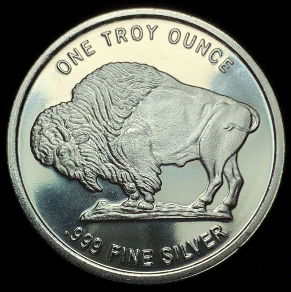 (500-coins) Buffalo 1 ozt .999 Silver Rounds - 6