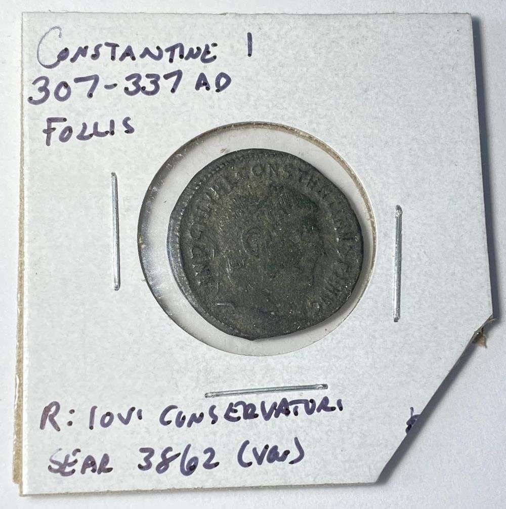 Ancient Roman Constantine I 307-337 AD Follis (1 of 3)
