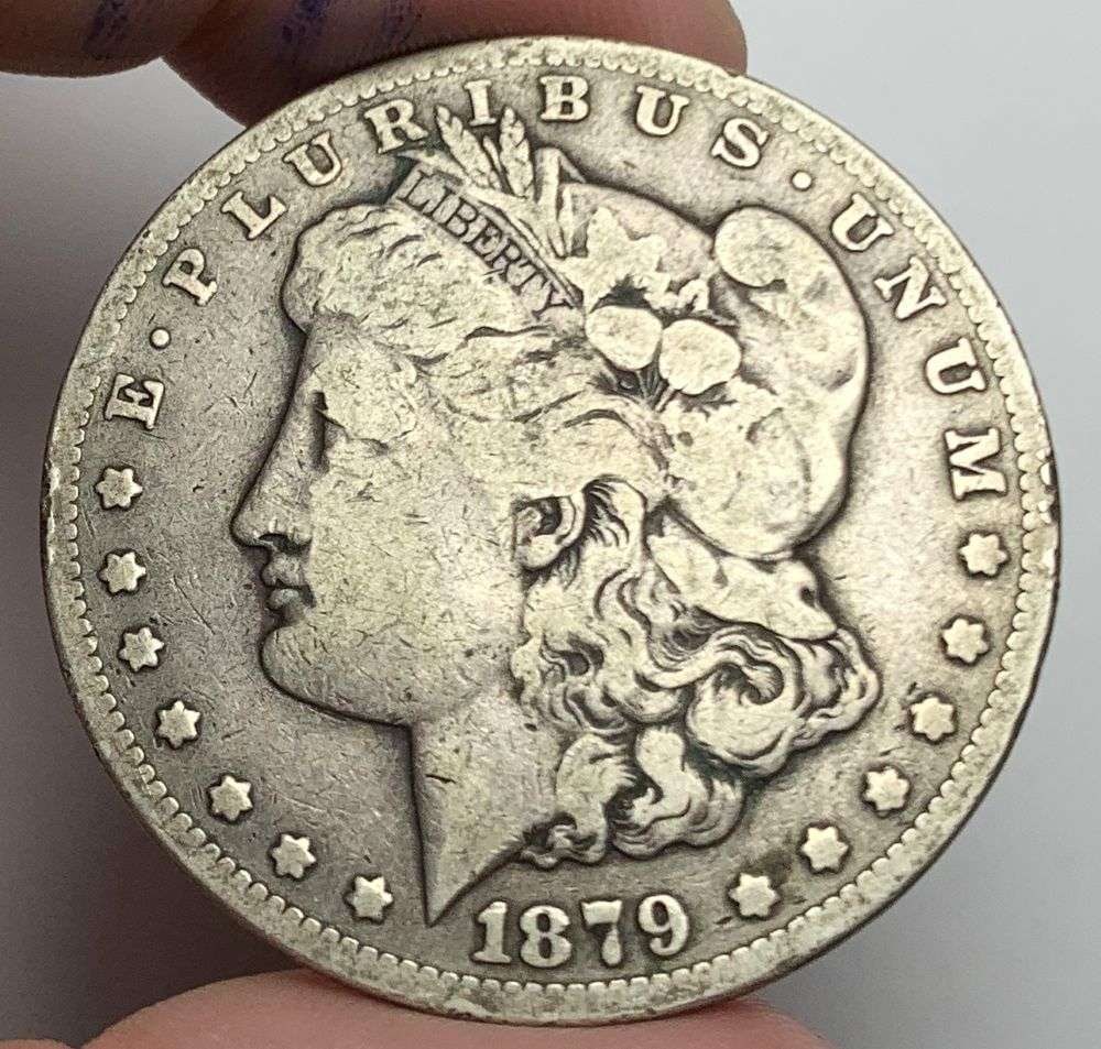 1879-CC Morgan Silver Dollar VF (1 of 2)