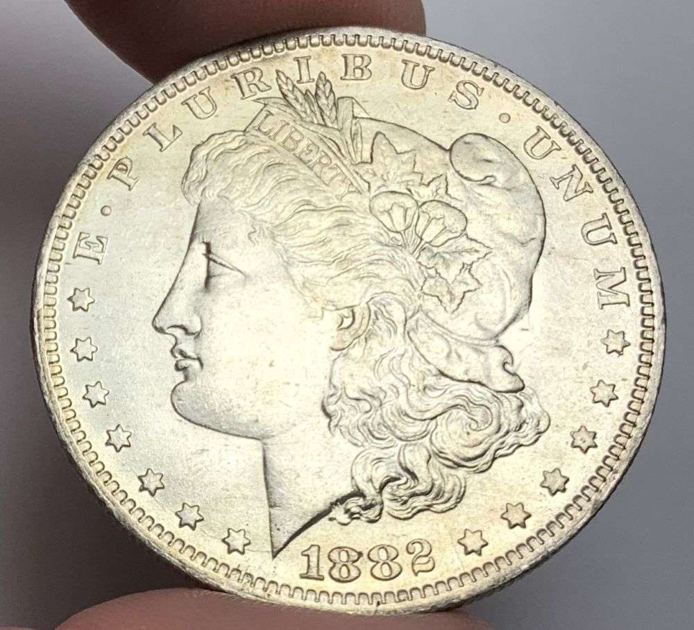 1882-O Morgan Silver Dollar MS64 (1 of 7)