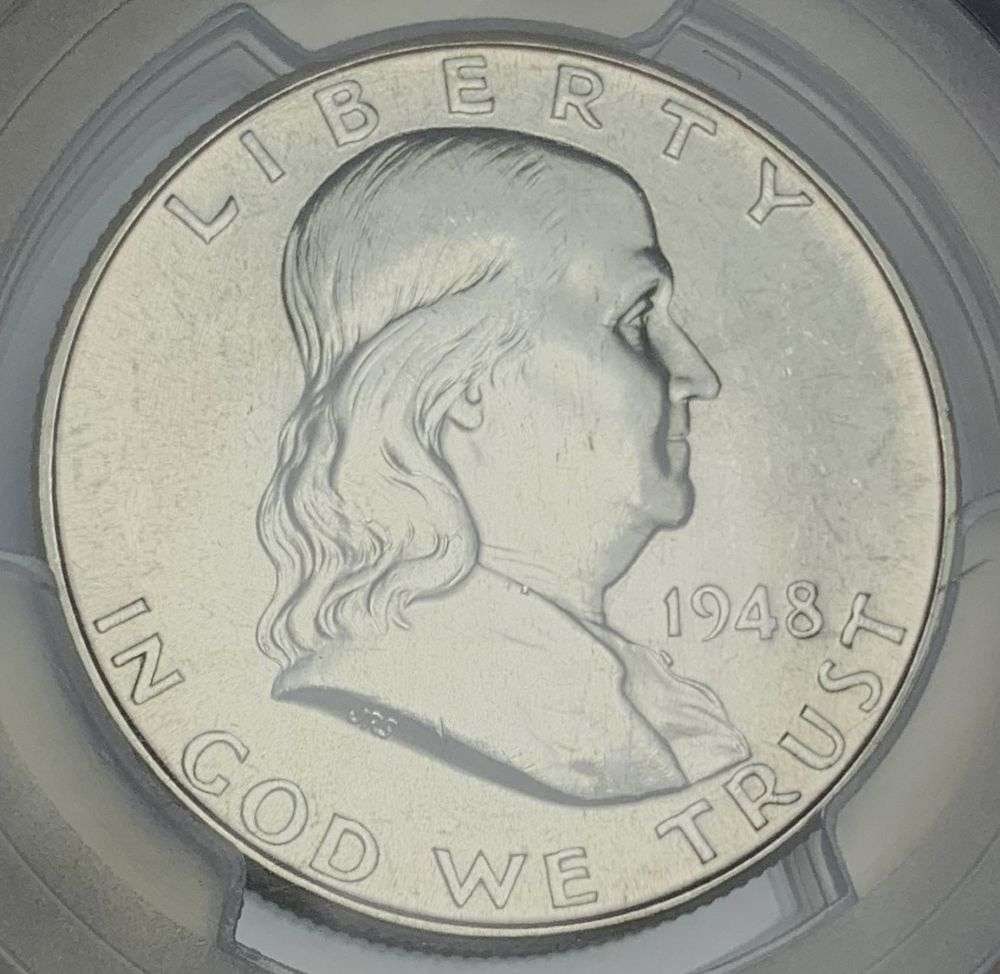 1948-D Franklin Silver Half Dolllar PCGS MS65 FBL (1 of 5)