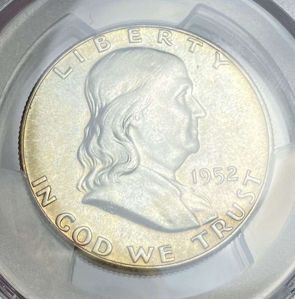 1952 Franklin Silver Half Dollar PCGS MS65 FBL (1 of 5)