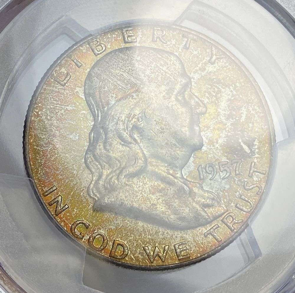 1957-D Franklin Silver Half Dollar PCGS MS66 (1 of 4)