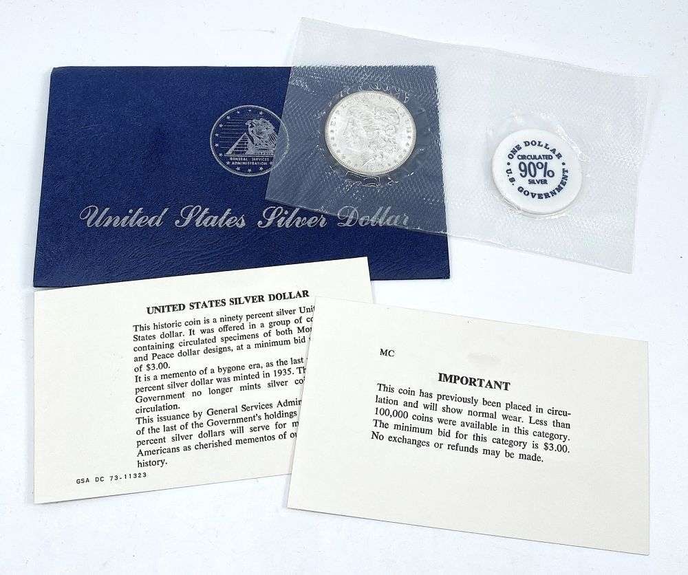 1885-O Morgan Silver Dollar GSA Soft Pack (1 of 5)