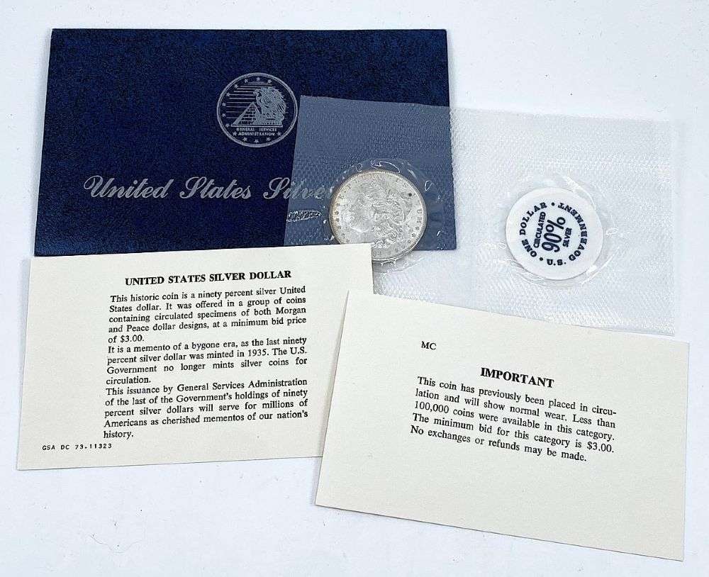 1884-O Morgan Silver Dollar GSA Soft Pack (1 of 5)