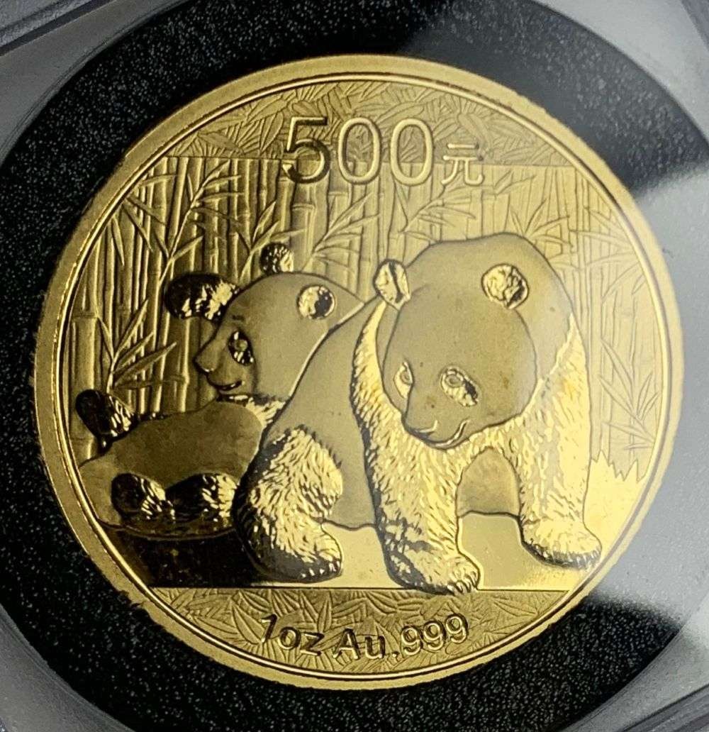 Last Minute Specialty Gold! 2010 Chinese 500yn Panda 1 ozt .999 Gold (1 of 7)