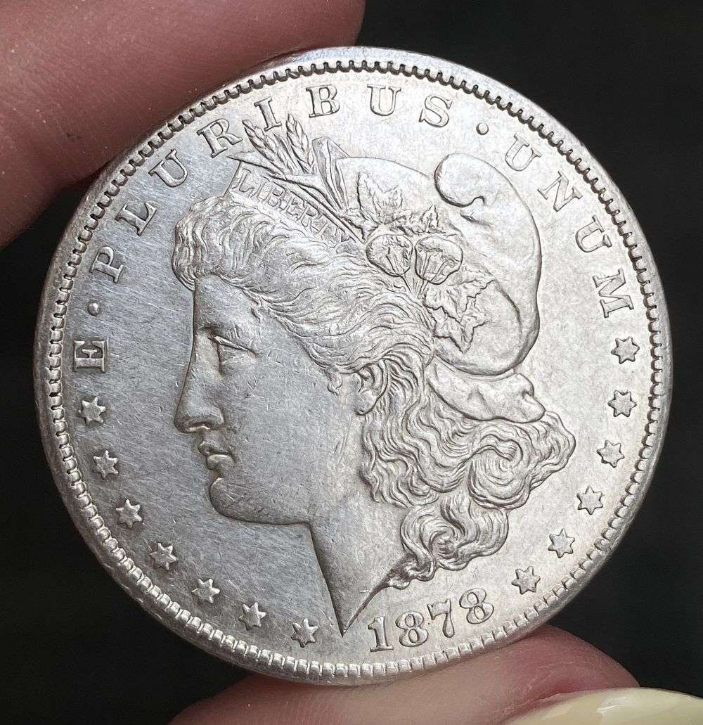 1878-CC Morgan Silver Dollar MS62 PL Details (1 of 4)