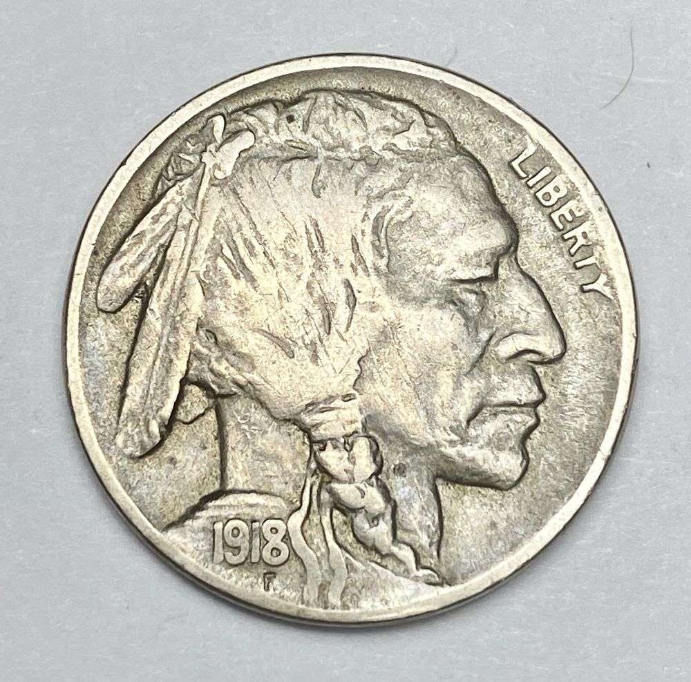 1918-D Buffalo Nickel VF (1 of 2)