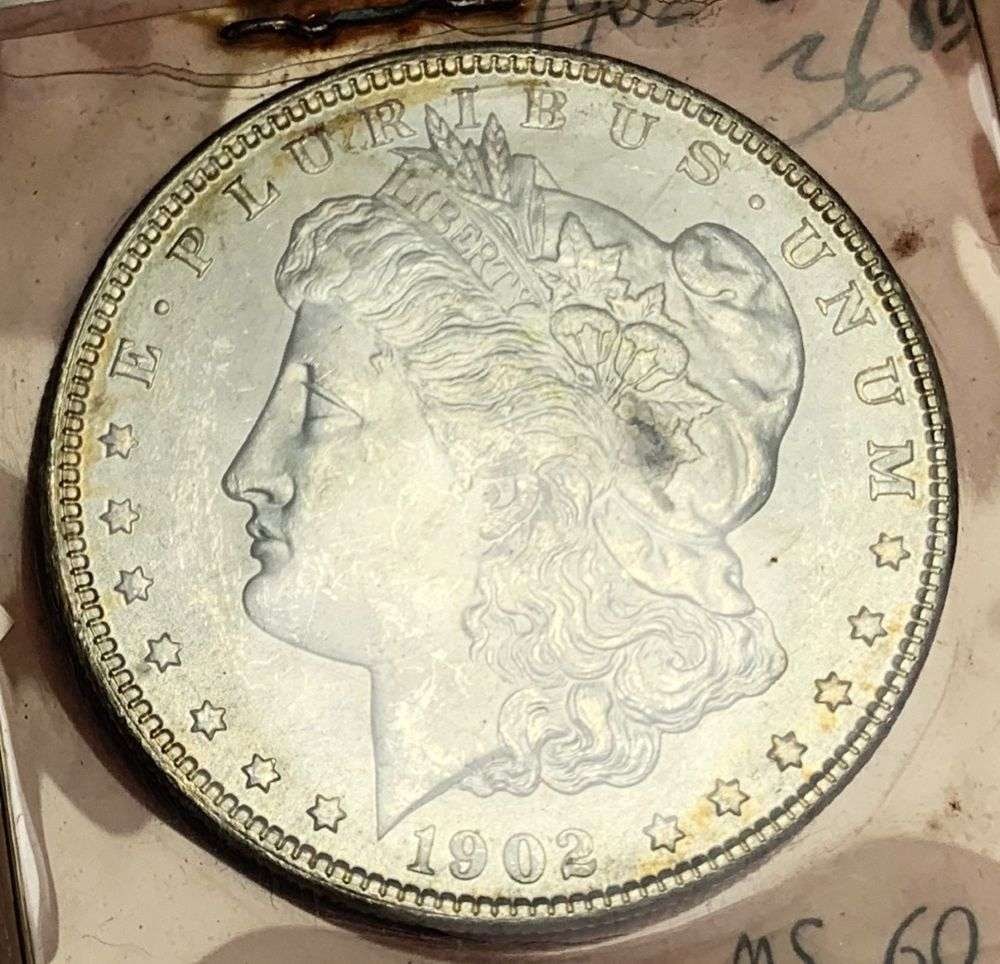 Vintage Rusty Flip 1902-O Morgan Silver Dollar Gem BU: The grading on these coins we thought was completely out to lunch by today's standards. Most of these coins would grade minimum of MS65 by today's standards. They are nothing short of spectacular. We 