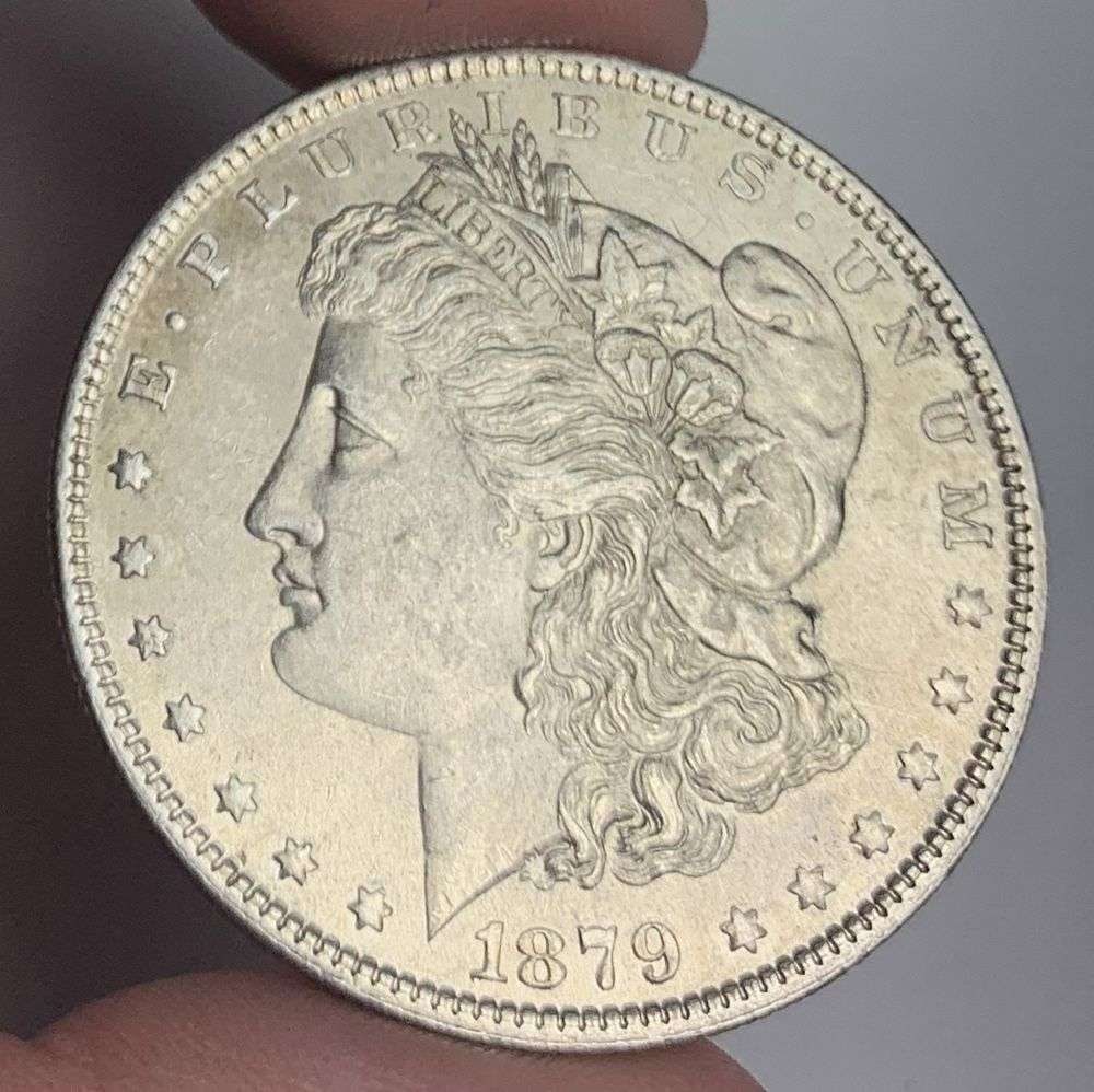 1879 Morgan Silver Dollar MS65: A very special consignment. Once in a great while, some really, really nice silver dollars will hit the market. These coins come from a old, old-timer! By order of the consignor, none of these coins a
