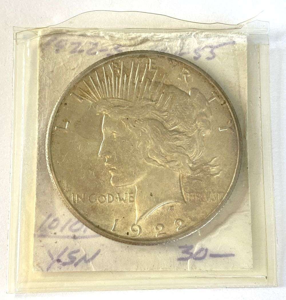 Vintage Flip 1922-S Peace Silver Dollar Gem BU: The grading on these coins we thought was completely out to lunch by today's standards. Most of these coins would grade minimum of MS65 by today's standards. They are nothing short of spectacular. We 