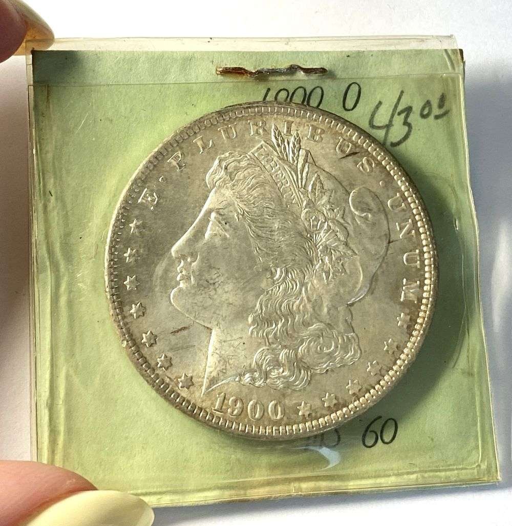 Vintage Rusty Flip 1900-O Morgan Silver Dollar Gem BU: The grading on these coins we thought was completely out to lunch by today's standards. Most of these coins would grade minimum of MS65 by today's standards. They are nothing short of spectacular. We 