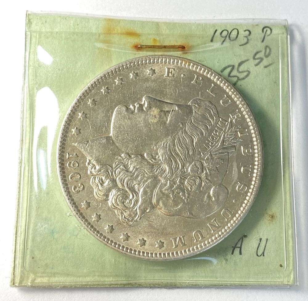 Vintage Rusty Flip 1903 Morgan Silver Dollar Gem BU: The grading on these coins we thought was completely out to lunch by today's standards. Most of these coins would grade minimum of MS65 by today's standards. They are nothing short of spectacular. We 