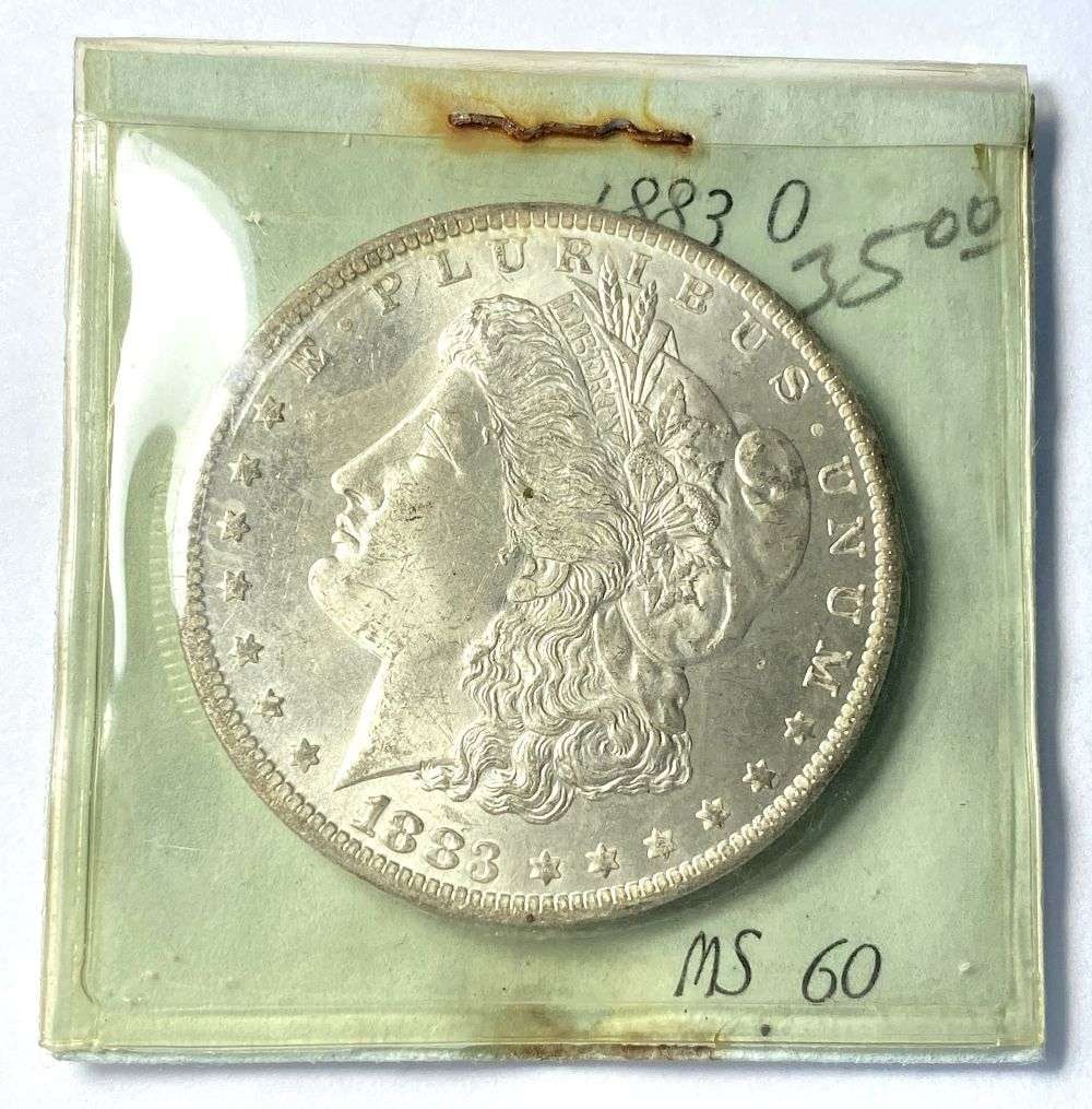 Vintage Rusty Flip 1883-O Morgan Silver Dollar Gem BU: The grading on these coins we thought was completely out to lunch by today's standards. Most of these coins would grade minimum of MS65 by today's standards. They are nothing short of spectacular. We 
