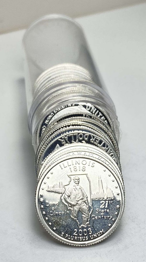 Roll (20-coins) Mixed Years Washington Proof Silver Quarter (1 of 3)
