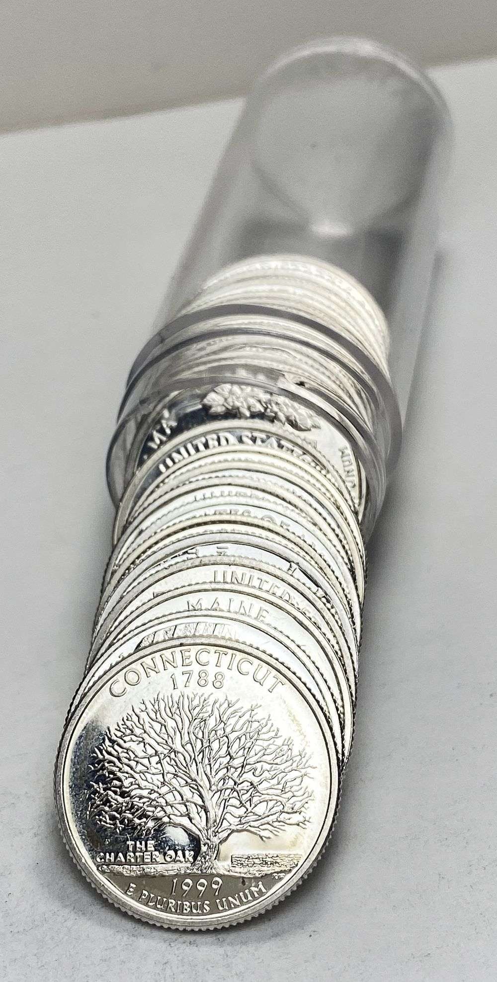 Roll (20-coins) Mixed Years Washington Proof Silver Quarter (1 of 3)