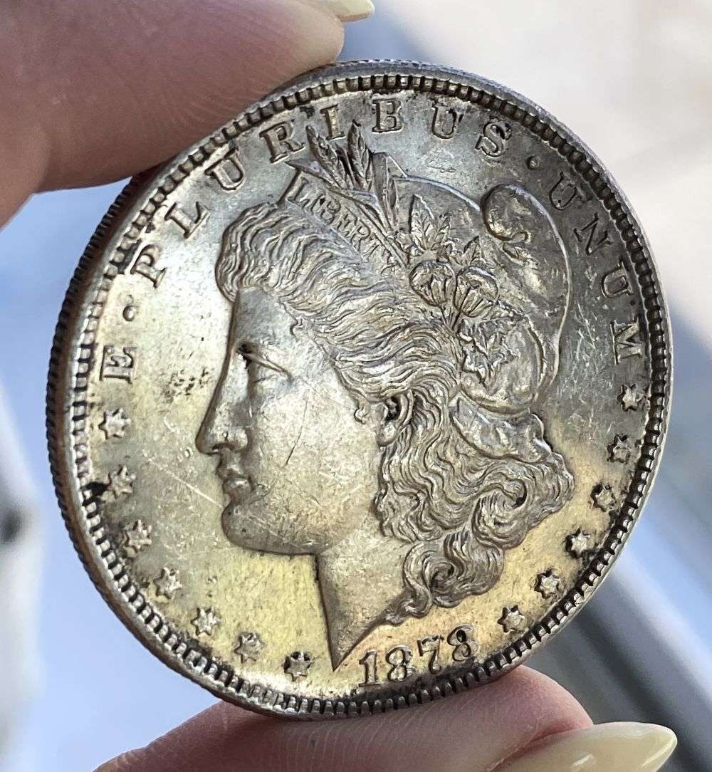 1878-S Morgan Silver Dollar MS64 DMPL Details (1 of 4)