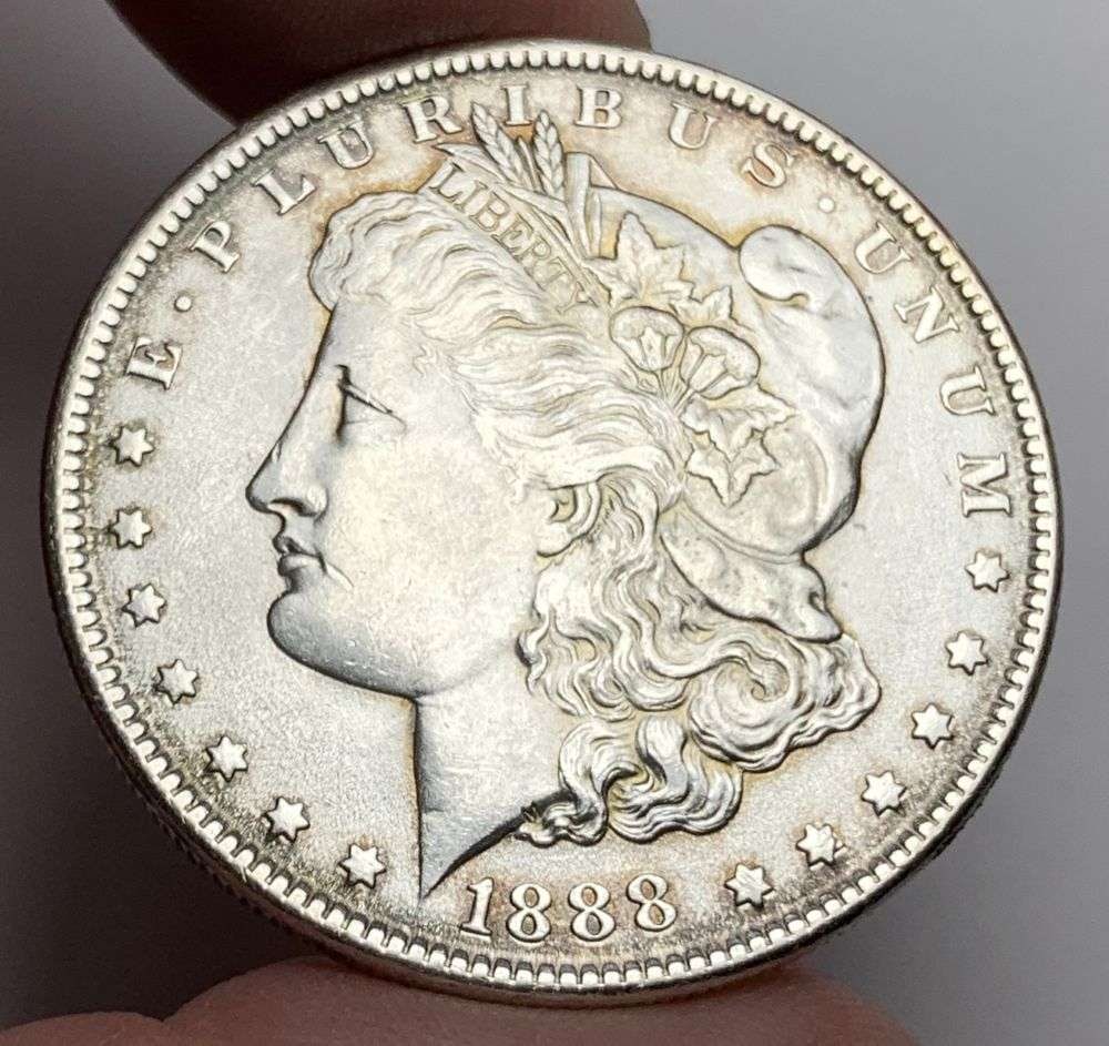 1888 Morgan Silver Dollar MS64: A very special consignment. Once in a great while, some really, really nice silver dollars will hit the market. These coins come from a old, old-timer! By order of the consignor, none of these coins a