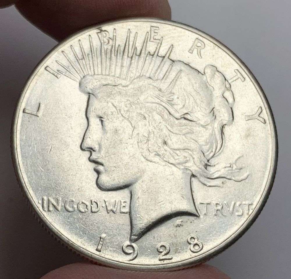 1928-S Peace Silver Dollar: A very special consignment. Once in a great while, some really, really nice silver dollars will hit the market. These coins come from a old, old-timer! By order of the consignor, none of these coins a