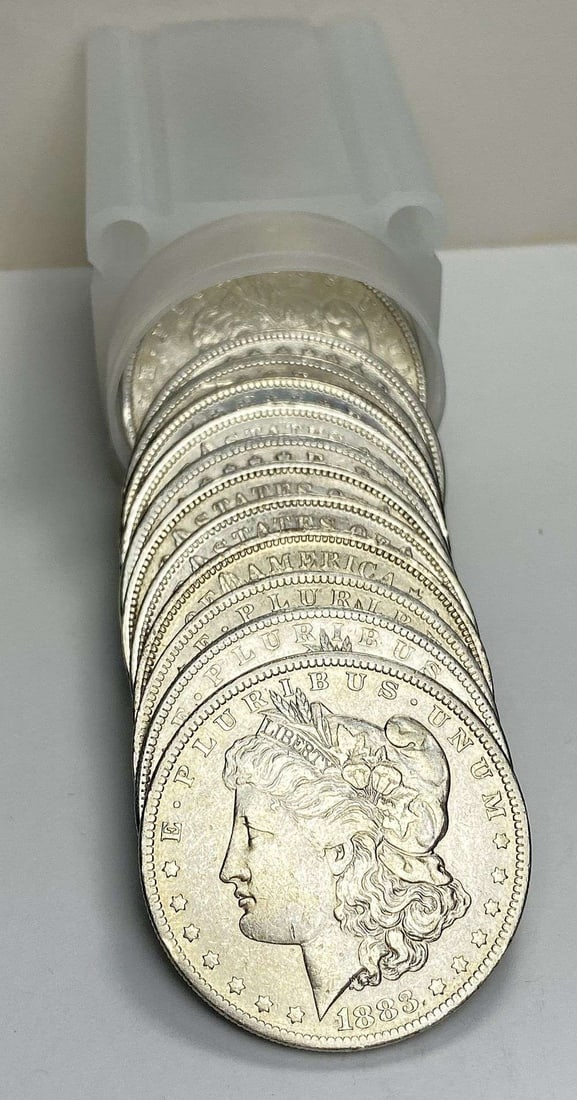 Roll (20-coins) 1880-1883-O Morgan Silver Dollar: Winner shall receive the exact roll (20-coins) shown here. (MR)